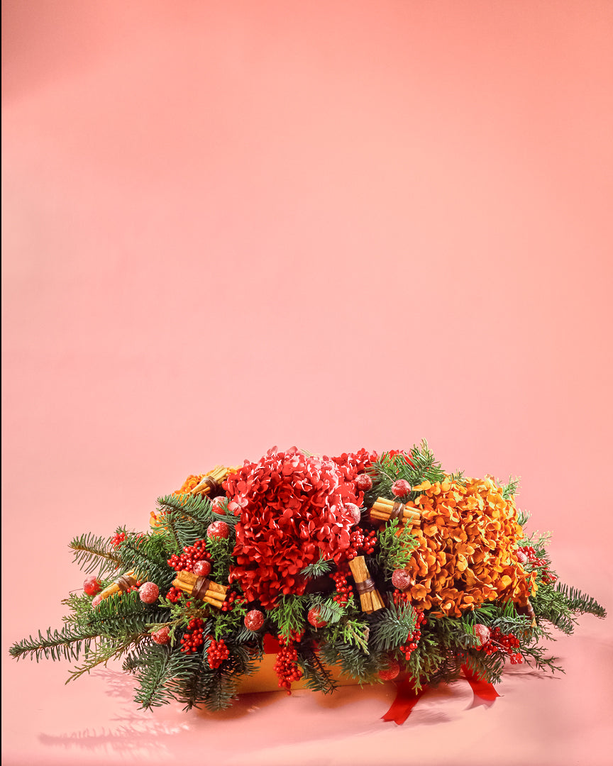 Preserved Hydrangea Centerpiece