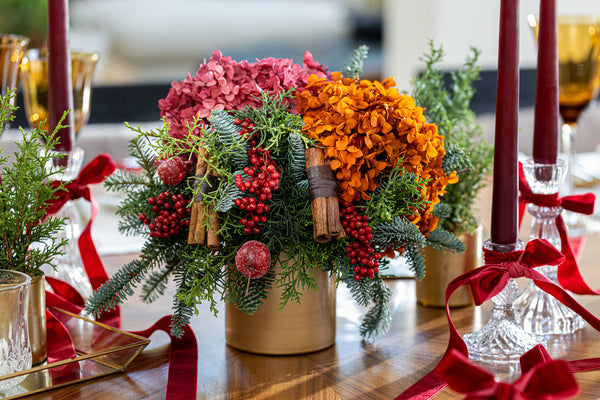 Preserved Hydrangea Centerpiece