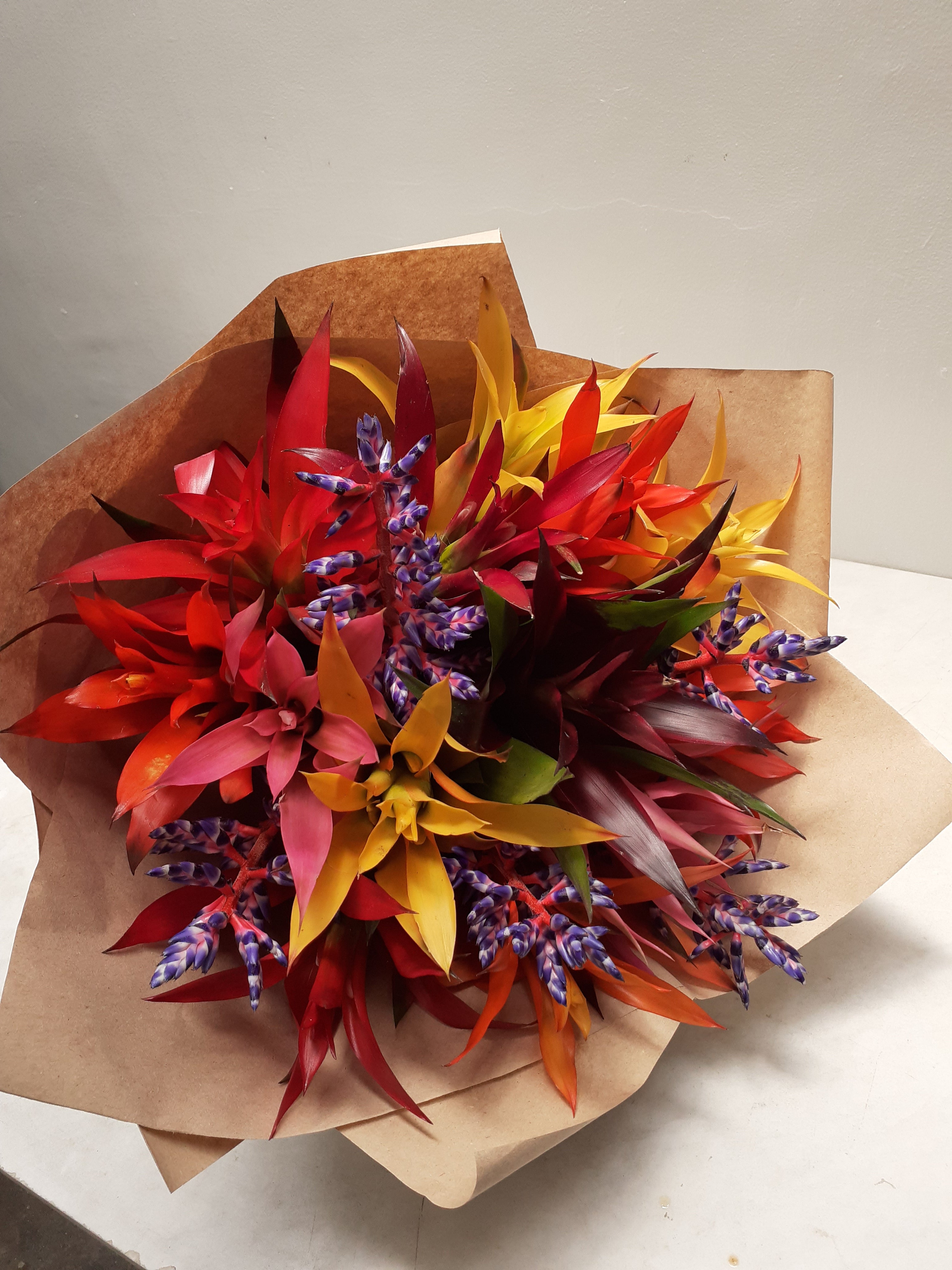 Spectrum Bromeliad Bouquet