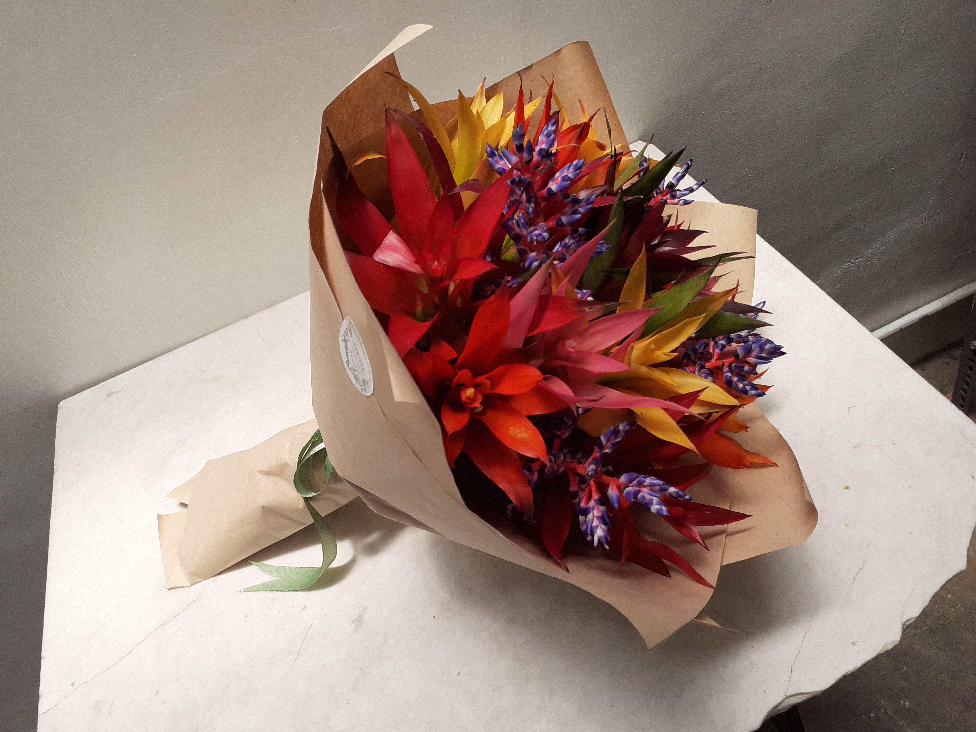 Spectrum Bromeliad Bouquet