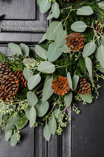 Load image into Gallery viewer, Pinecone Wreath
