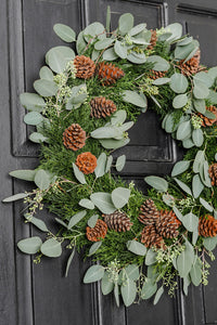 Pinecone Wreath