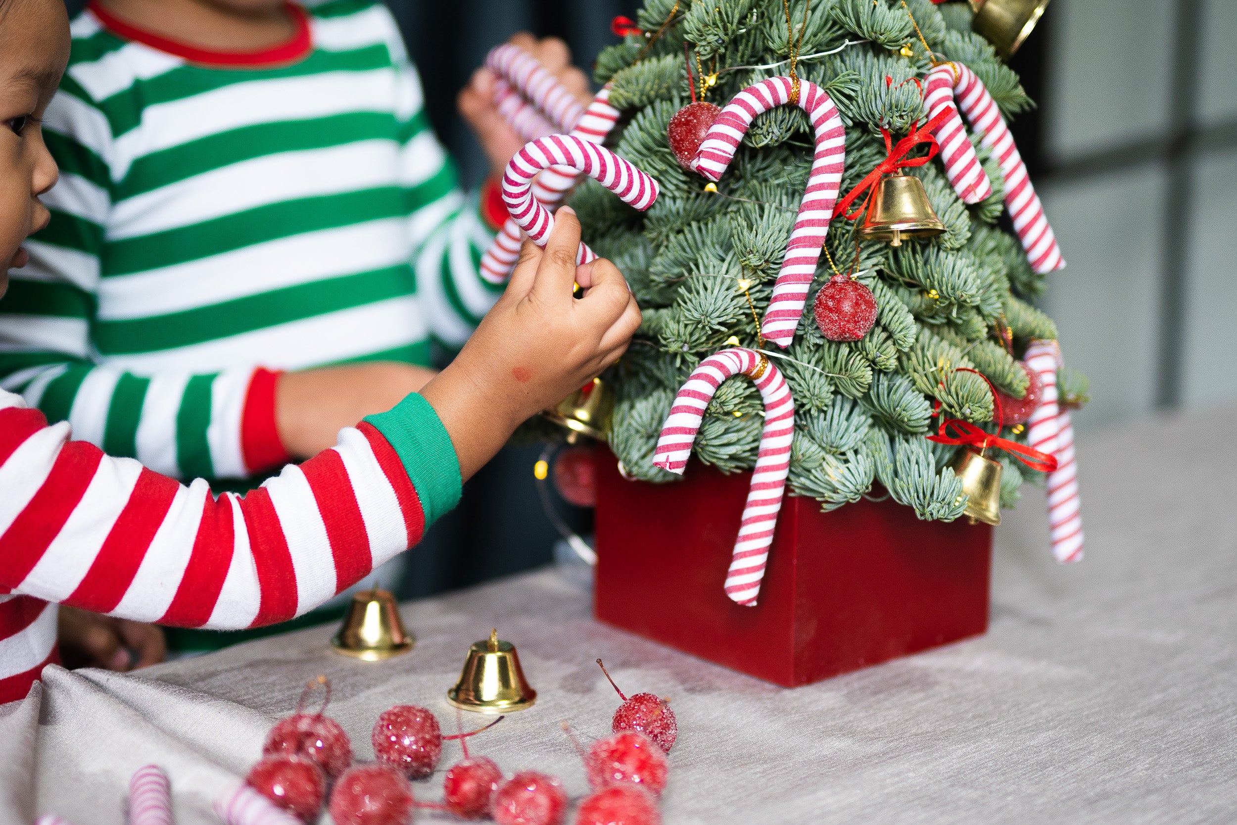 Mini Tree Ornaments (Candy Cane)