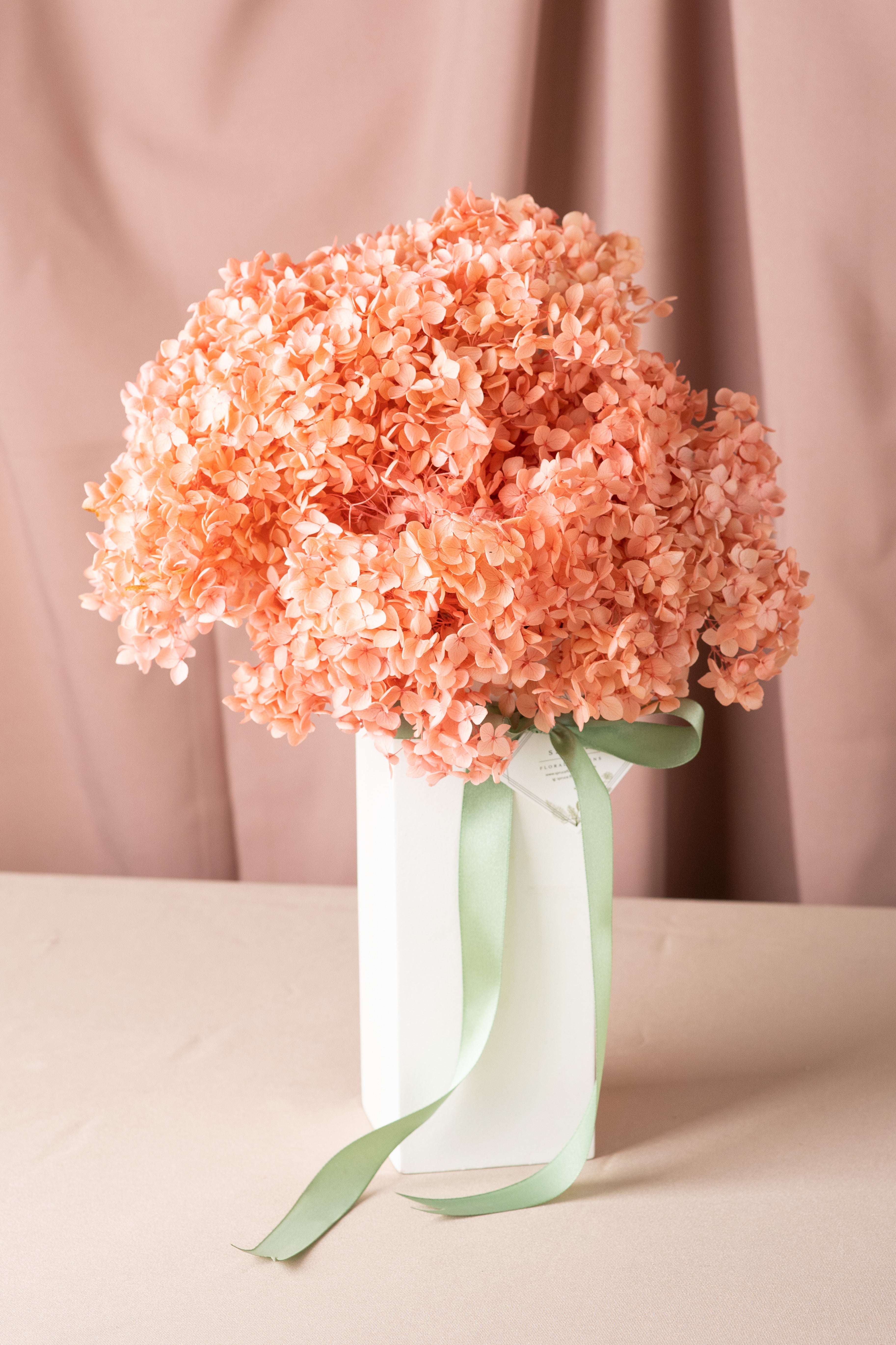 Preserved Hydrangea Arrangement