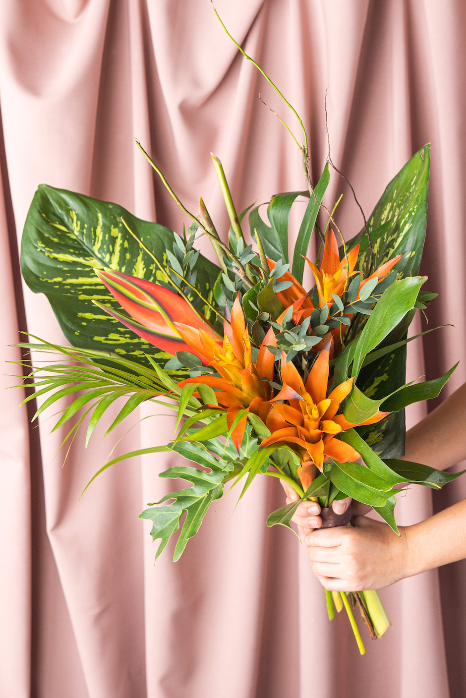 The Sunburst Heliconia Bouquet