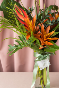 The Sunburst Heliconia Bouquet