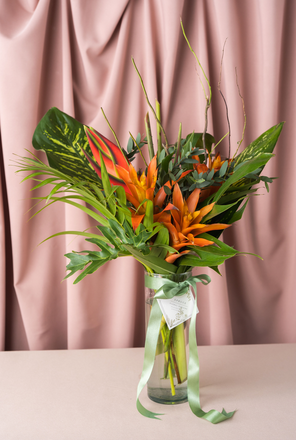 The Sunburst Heliconia Bouquet