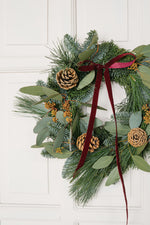 Load image into Gallery viewer, Mini Evergreen Wreath
